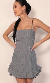 Picture thumb Aubrey Ruffle Dress In Gingham. Source: https://media.lucyinthesky.com/data/Jan20_1/170xAUTO/781A5652.JPG