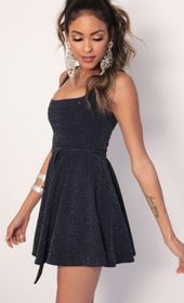 Picture thumb Key West A-line Dress in Navy Shimmer. Source: https://media.lucyinthesky.com/data/Jan20_1/170xAUTO/781A9870.JPG