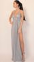 Picture Daniela Silver Lace Plunge Maxi in Grey. Source: https://media.lucyinthesky.com/data/Jan20_1/50x90/781A3560.JPG