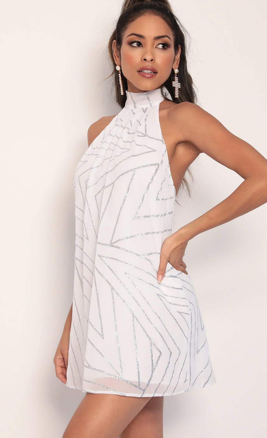 halter party dress
