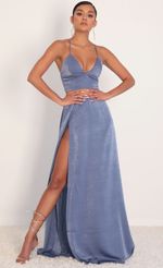 Picture Madeline Satin Maxi Set in Baby Blue. Source: https://media.lucyinthesky.com/data/Jan20_2/150xAUTO/781A0742.JPG