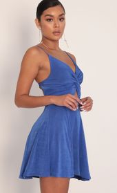 Picture thumb Adalee Front Twist Dress in Royal Blue. Source: https://media.lucyinthesky.com/data/Jan20_2/170xAUTO/781A8108.JPG