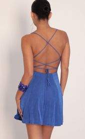 Picture thumb Adalee Front Twist Dress in Royal Blue. Source: https://media.lucyinthesky.com/data/Jan20_2/170xAUTO/781A8122.JPG
