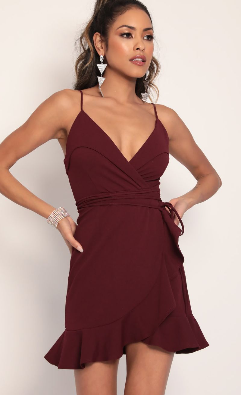 lucy in the sky carisa ruffle dress