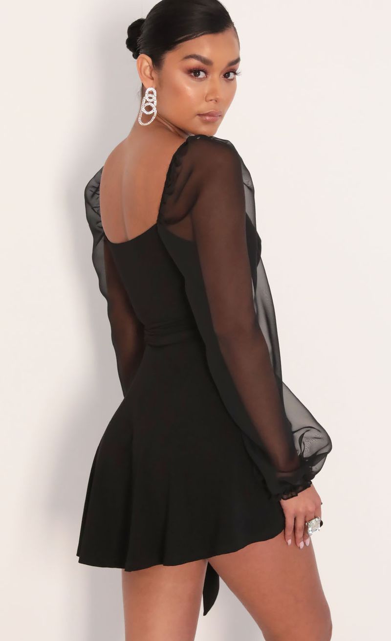 oh polly dresses Embellished Open-Back A-Line Mini Dress in White - 6 11886JL Color:Chai Crafted from a comfortable Saint Alicia Black Stretch