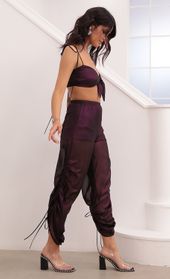 Picture thumb Carly Ruched Pant Set in Purple. Source: https://media.lucyinthesky.com/data/Jan21_2/170xAUTO/1V9A6510.JPG