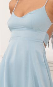 Picture thumb Quinn Tie A-line Dress in Powder Blue. Source: https://media.lucyinthesky.com/data/Jan21_2/170xAUTO/AT2A2108.JPG