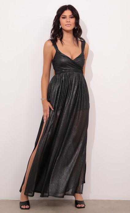sheer mesh maxi