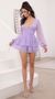 Picture Sunday Best Ruffled Romper in Lilac Chiffon. Source: https://media.lucyinthesky.com/data/Jan21_2/50x90/1V9A6183.JPG