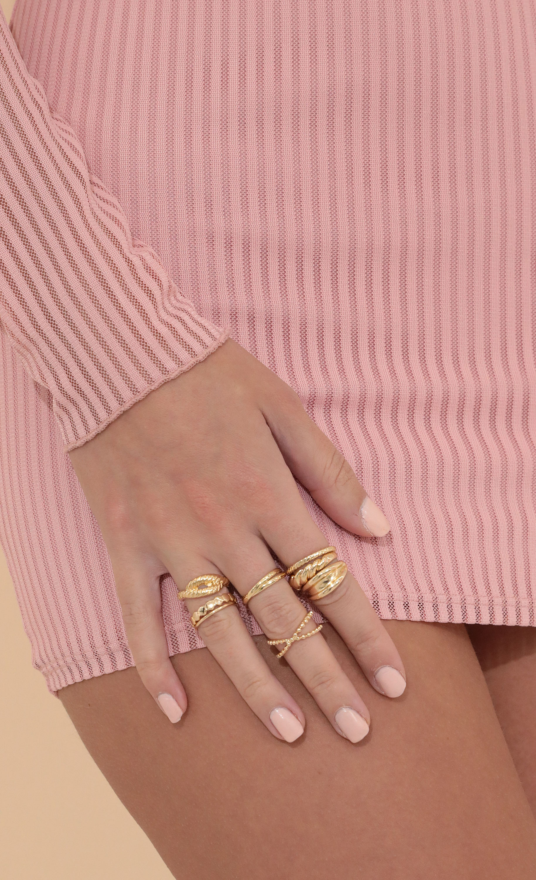All The Little Things Ring Set in Gold