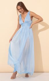 Picture thumb Leeza Chiffon Maxi Dress in Blue. Source: https://media.lucyinthesky.com/data/Jan22_2/170xAUTO/1V9A3292.JPG