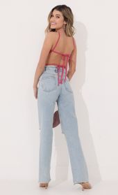Picture thumb Nae Halter Crop Top in Pink Shimmer. Source: https://media.lucyinthesky.com/data/Jan22_2/170xAUTO/1V9A5758.JPG