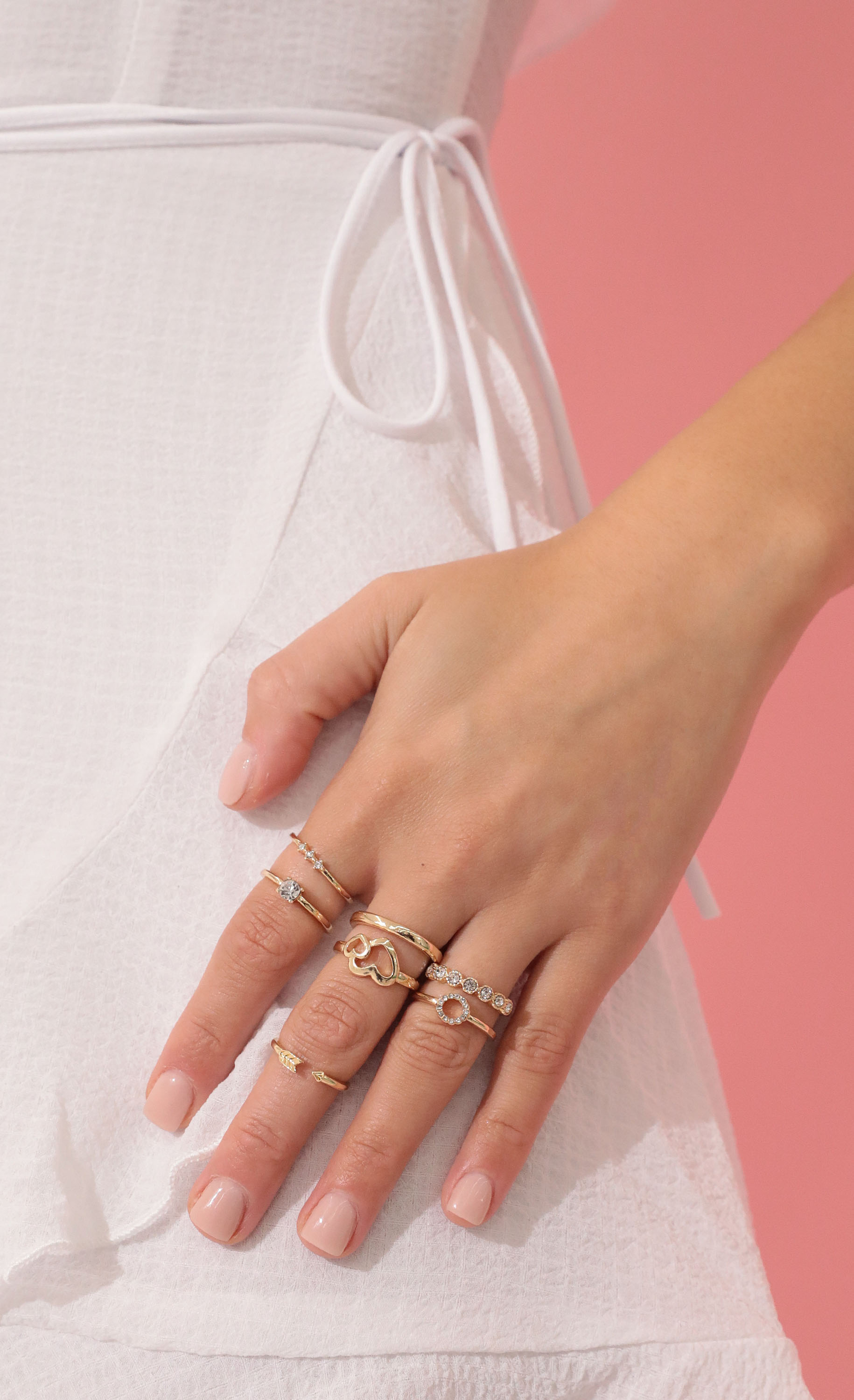 Be Mine Ring Set in Gold