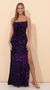 Picture Lissy Velvet Sequin Maxi Dress in Purple. Source: https://media.lucyinthesky.com/data/Jan22_2/50x90/1V9A4699.JPG