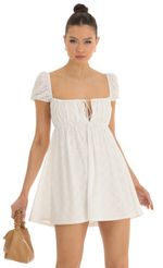 Picture Odessa Baby Doll Dress in White. Source: https://media.lucyinthesky.com/data/Jan23/150xAUTO/89af69fe-de75-4a26-848e-e780c44366a7.jpg