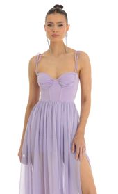 Picture thumb Alida Chiffon Illusion Corset Maxi Dress in Lilac. Source: https://media.lucyinthesky.com/data/Jan23/170xAUTO/01d22910-4ad6-43be-b02e-ed3d40b12e56.jpg