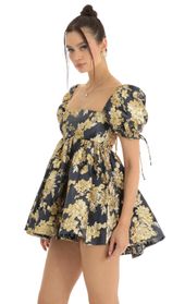 Picture thumb Cheri Gold Floral Jacquard Baby Dolly Dress in Navy. Source: https://media.lucyinthesky.com/data/Jan23/170xAUTO/05385ea2-1888-4b1d-a3bf-038501a059e9.jpg