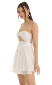 Picture thumb Zaya Halter Cutout Dress in White. Source: https://media.lucyinthesky.com/data/Jan23/170xAUTO/0603b370-85c2-48fe-9e83-0d195f4cb3dd.jpg