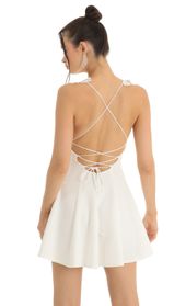 Picture thumb Linnea Rose Crepe Flare Dress in White. Source: https://media.lucyinthesky.com/data/Jan23/170xAUTO/139d1b61-be41-41c4-9628-bc471785fe16.jpg