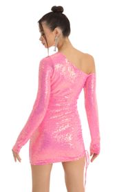Picture thumb Corin Sequin One Shoulder Dress in Pink. Source: https://media.lucyinthesky.com/data/Jan23/170xAUTO/28aa5437-8630-4ba7-ab5b-000bfd0ebbce.jpg
