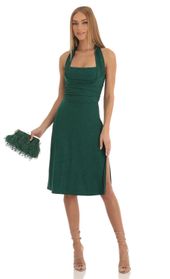 Picture thumb Celestina Shimmer Midi Dress in Green. Source: https://media.lucyinthesky.com/data/Jan23/170xAUTO/2d00c7b3-aea1-4bce-a73b-1cc17e062459.jpg