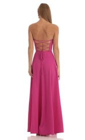 Picture thumb Julissa Sequin Bust Crepe Maxi Dress in Hot Pink. Source: https://media.lucyinthesky.com/data/Jan23/170xAUTO/3ed03685-dc4d-4a46-9c07-42321ce83609.jpg
