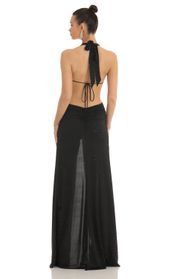 Picture thumb Nubia Shimmer Front Slit Open Back Maxi Dress in Black. Source: https://media.lucyinthesky.com/data/Jan23/170xAUTO/55dec142-6adb-4a1d-9b0c-8d60e20ec549.jpg