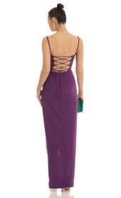 Picture thumb Lipa Draped Crepe Maxi Dress in Purple. Source: https://media.lucyinthesky.com/data/Jan23/170xAUTO/5793c4f4-9c73-4d77-a4b9-e1aa2e3eddd4.jpg