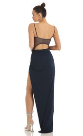 Picture thumb Calla Rhinestone Strap Maxi Dress in Navy. Source: https://media.lucyinthesky.com/data/Jan23/170xAUTO/5a39e30a-7a5e-4676-bdef-ad4e7b5acee5.jpg