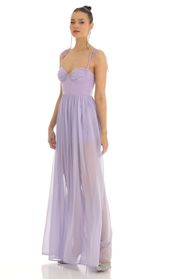 Picture thumb Alida Chiffon Illusion Corset Maxi Dress in Lilac. Source: https://media.lucyinthesky.com/data/Jan23/170xAUTO/66e488ef-413b-4c9d-91c0-a8f2440daef2.jpg