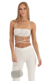 Picture thumb Soul Sequin Two Piece Pant Set in White. Source: https://media.lucyinthesky.com/data/Jan23/170xAUTO/678b32f3-436f-4843-97e2-5d6d153aa3e0.jpg