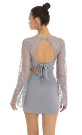 Picture thumb Layton Emroidered Sleeve Cutout Bodycon Dress in Grey. Source: https://media.lucyinthesky.com/data/Jan23/170xAUTO/6b53737a-887a-4df6-8de9-957aef469f0f.jpg