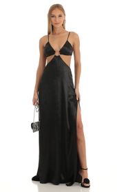 Picture thumb Capri Satin Cutout Maxi Dress in Black. Source: https://media.lucyinthesky.com/data/Jan23/170xAUTO/6db4864f-44ce-4b00-a7d1-e4fcc68e175a.jpg