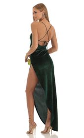 Picture thumb Memphis Velvet Maxi Dress in Green. Source: https://media.lucyinthesky.com/data/Jan23/170xAUTO/8ae97618-4895-491e-bb62-b573b5d8a444.jpg