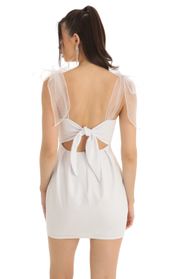 Picture thumb Mariela Bow Mini Dress in White. Source: https://media.lucyinthesky.com/data/Jan23/170xAUTO/a1e3d608-7bf5-42d4-b322-e77c7727008a.jpg