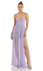 Picture thumb Alida Chiffon Illusion Corset Maxi Dress in Lilac. Source: https://media.lucyinthesky.com/data/Jan23/170xAUTO/c30f5687-cc71-432c-b0fa-ce94bbd29838.jpg