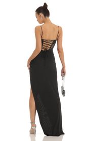 Picture thumb Steffi Cutout Glitter Corset Maxi Dress in Black. Source: https://media.lucyinthesky.com/data/Jan23/170xAUTO/c9c149c2-fa91-4f82-b3e9-1cad141cd763.jpg