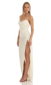 Picture thumb Honey Velvet Lace Bust Maxi Dress in Cream. Source: https://media.lucyinthesky.com/data/Jan23/170xAUTO/d8928dac-cc1b-4693-a65b-1d6777f19123.jpg