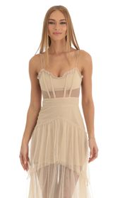Picture thumb Keara Mesh Corset Maxi Dress in Nude. Source: https://media.lucyinthesky.com/data/Jan23/170xAUTO/d9576a60-b10f-4bc8-bfc7-5e49cc746aa4.jpg