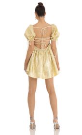 Picture thumb Cheri Jacquard Glitter Baby Doll Dress in Gold. Source: https://media.lucyinthesky.com/data/Jan23/170xAUTO/db4608bc-1a89-4a51-8d25-171da1528e9d.jpg