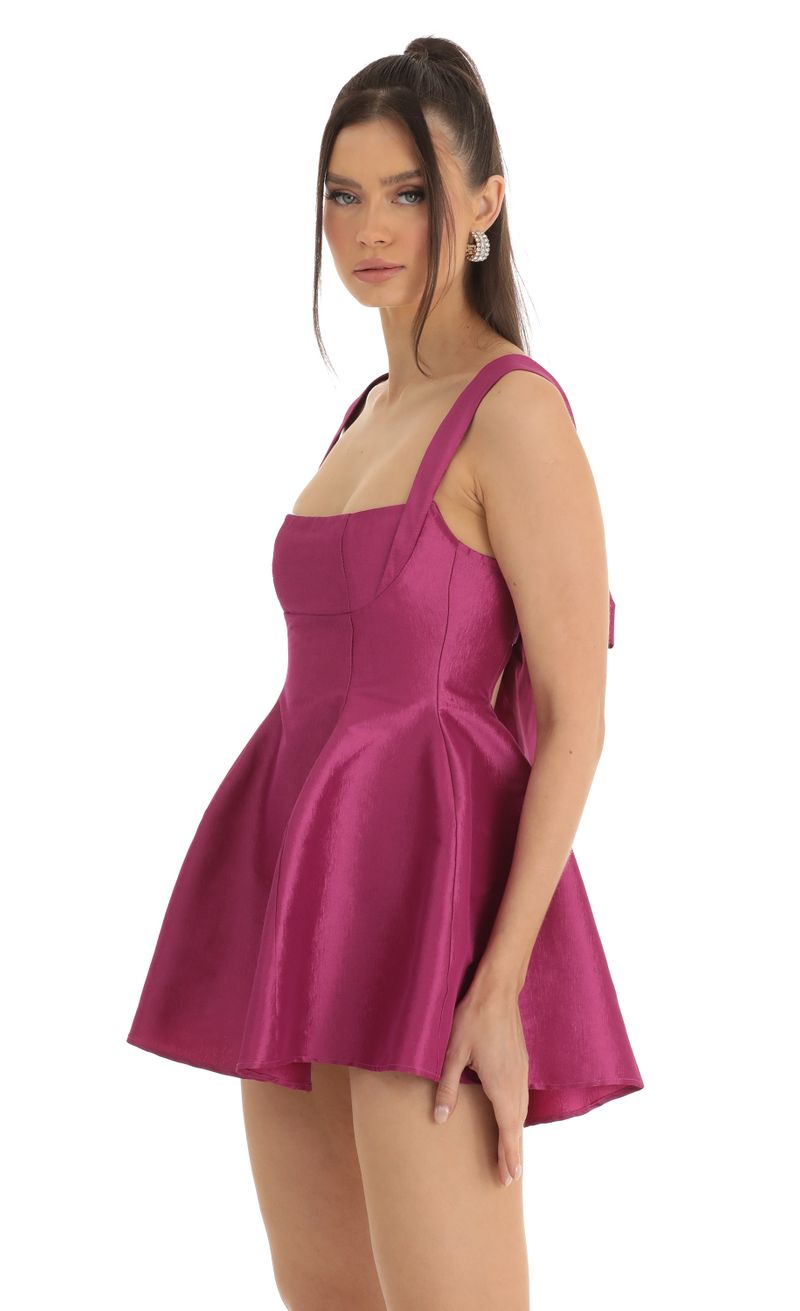 Picture Foxie Fit and Flare Dress in Pink. Source: https://media.lucyinthesky.com/data/Jan23/800xAUTO/91024f92-114d-4a9a-b5fb-5751bd5f4536.jpg