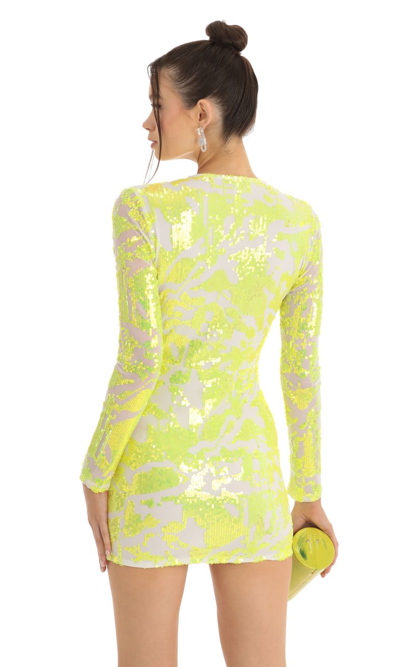 Glamorous Sparkle Mesh - Neon Yellow