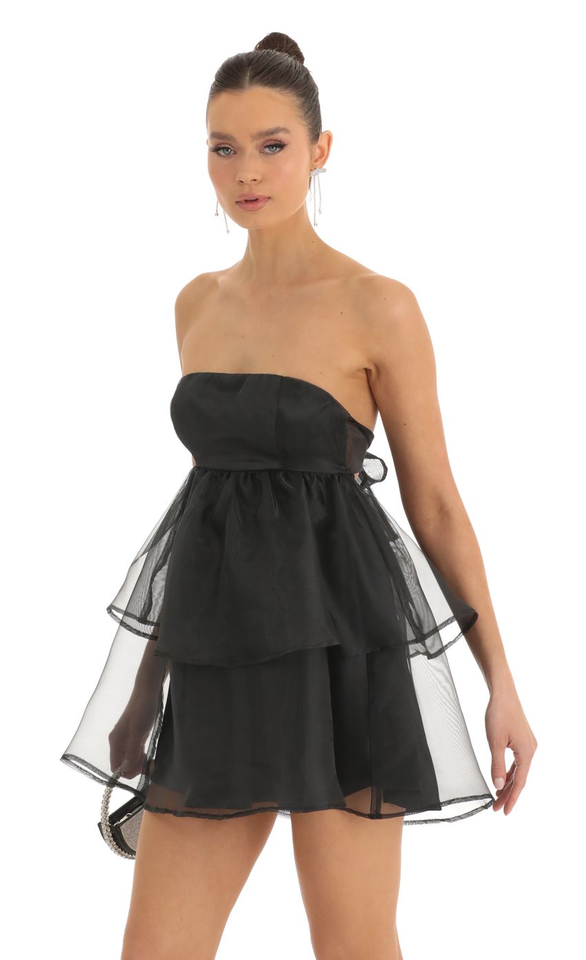 Picture Yvette Ruffle Baby Doll Dress in Black. Source: https://media.lucyinthesky.com/data/Jan23/850xAUTO/d2ae3008-eae0-48f8-986c-103041706006.jpg