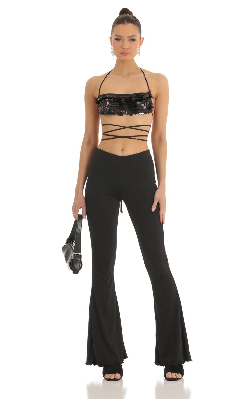 Picture Soul Big Sequin Two Piece Pant Set in Black. Source: https://media.lucyinthesky.com/data/Jan23/850xAUTO/dc4e5140-98ff-436d-bd9c-bf4a19b9952c.jpg