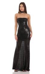 Picture Velvet Reverse Halter Dress in Black. Source: https://media.lucyinthesky.com/data/Jan24/150xAUTO/6866c2c6-dff7-4ad0-8f94-0b23fad0bd0f.jpg