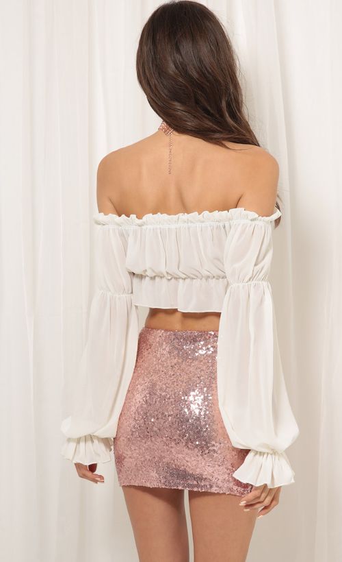 Picture Wild Thoughts Off The Shoulder Top. Source: https://media.lucyinthesky.com/data/Jul17_1/500xAUTO/0Y5A7267.JPG