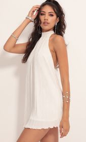 Picture thumb Midnight Satin Halter Dress in Ivory. Source: https://media.lucyinthesky.com/data/Jul19_2/170xAUTO/781A9447.JPG