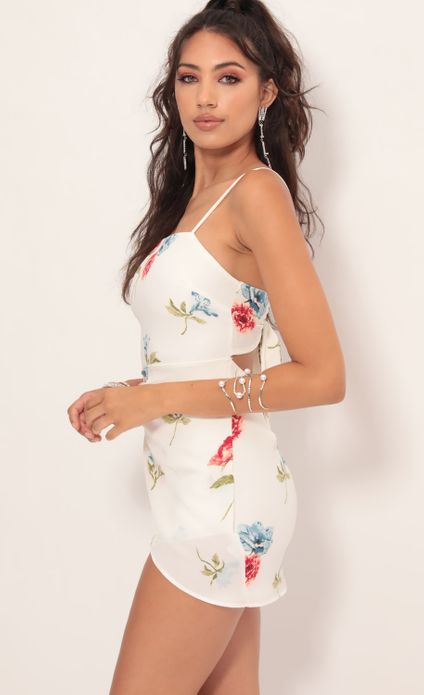 double tie wrap dress