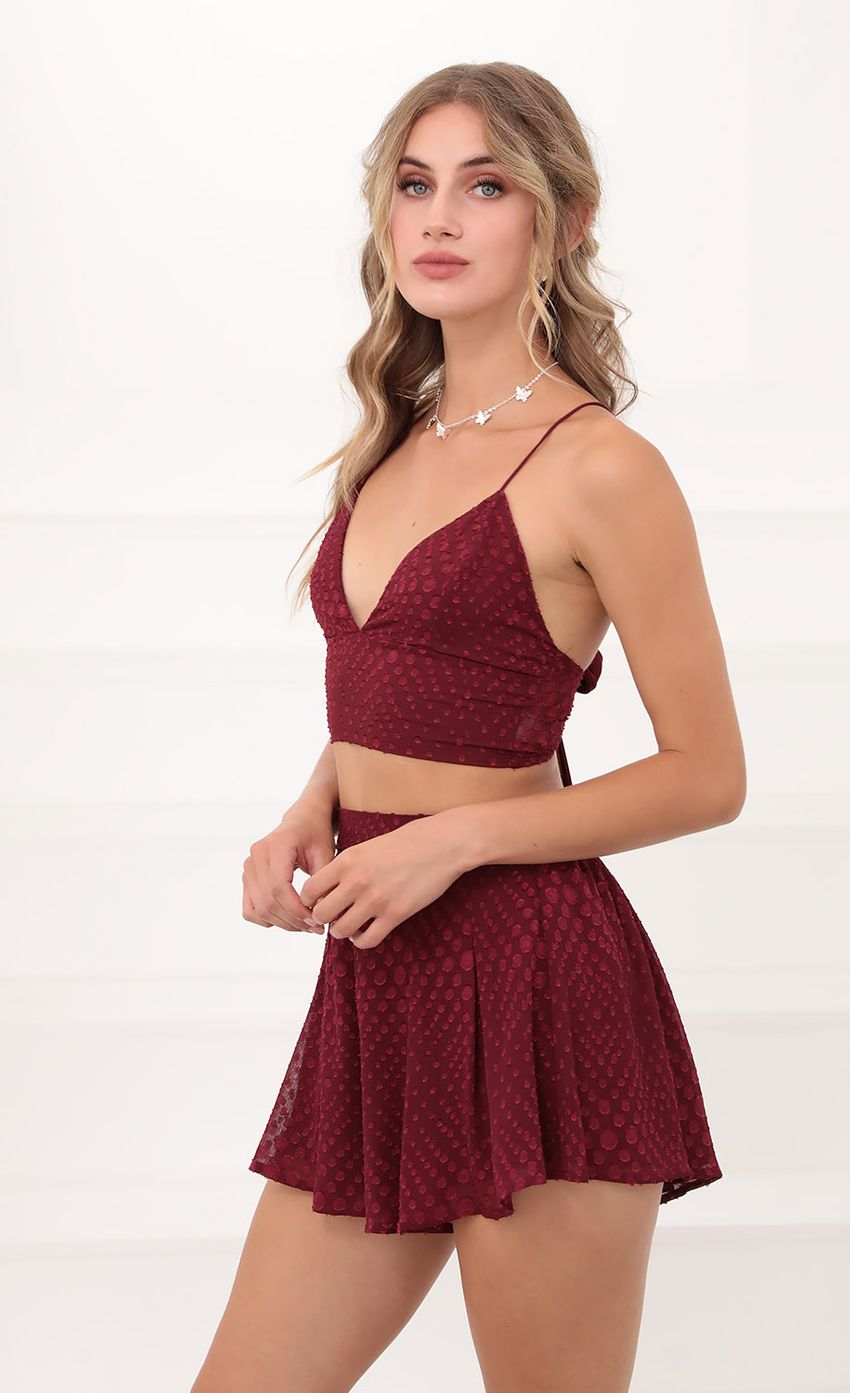 Picture Picnic Pretty Two Piece Set In Red Dots. Source: https://media.lucyinthesky.com/data/Jul20_1/850xAUTO/781A1848.JPG
