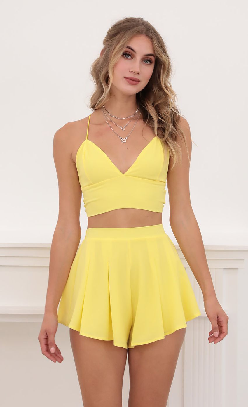 Picture Picnic Pretty Two Piece Set In Yellow. Source: https://media.lucyinthesky.com/data/Jul20_1/850xAUTO/781A9868.JPG